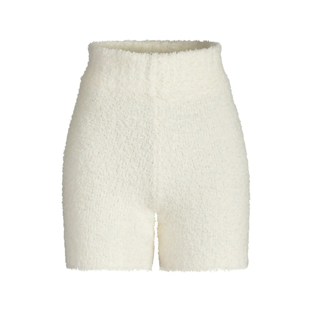 Skims Cozy Knit Shorts Bone Small / Medium